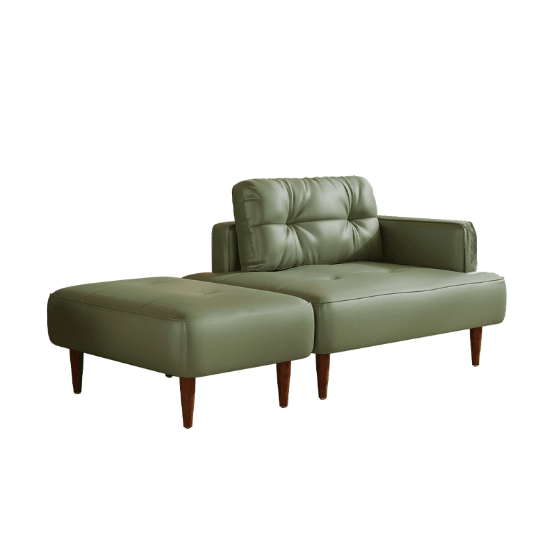 Drawing Room Stain Resistant Loveseat with Tufted Back in Taupe, 2-Person Seating, Receptacle Storage, and Recessed Arm thumbnail 5