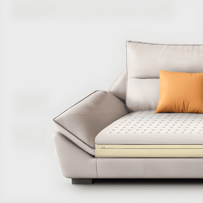Functional L-Shape/Straight Sofa Couch/Sofa Recliner for Parlor with Reversible/Horizontal Orientation and Concealed Support thumbnail 9