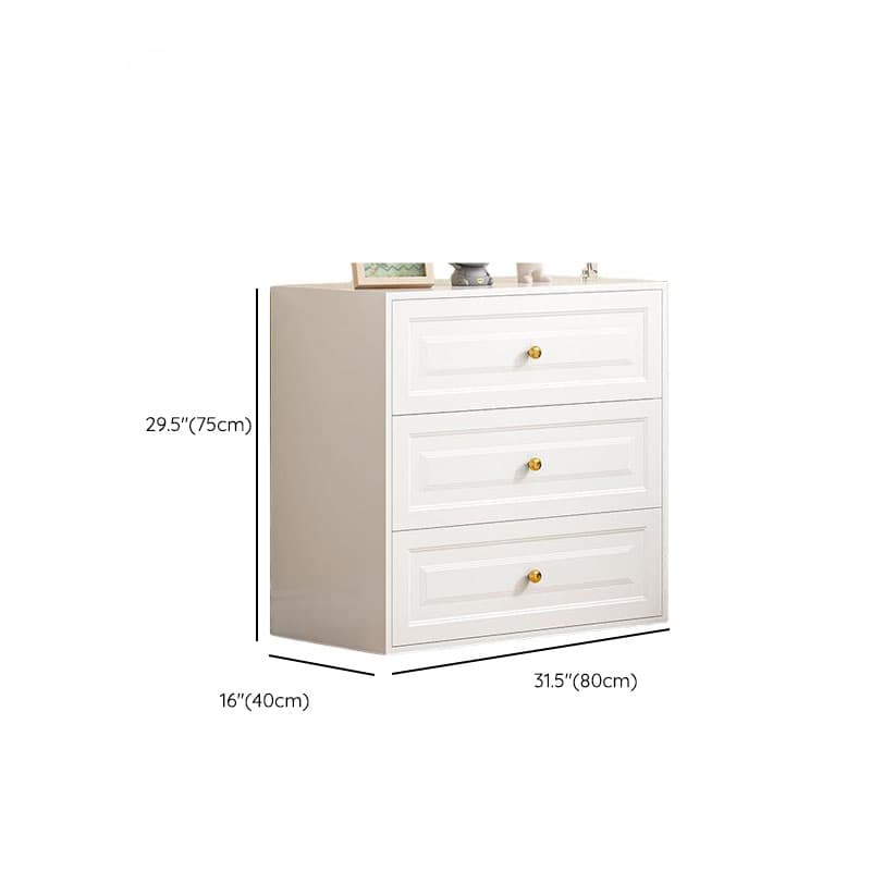 Chalk Casual Metal Bachelor Chest/Semainier with 5 Drawers/3 Drawers/4 Drawers in Vertical/Horizontal Orientation thumbnail 10