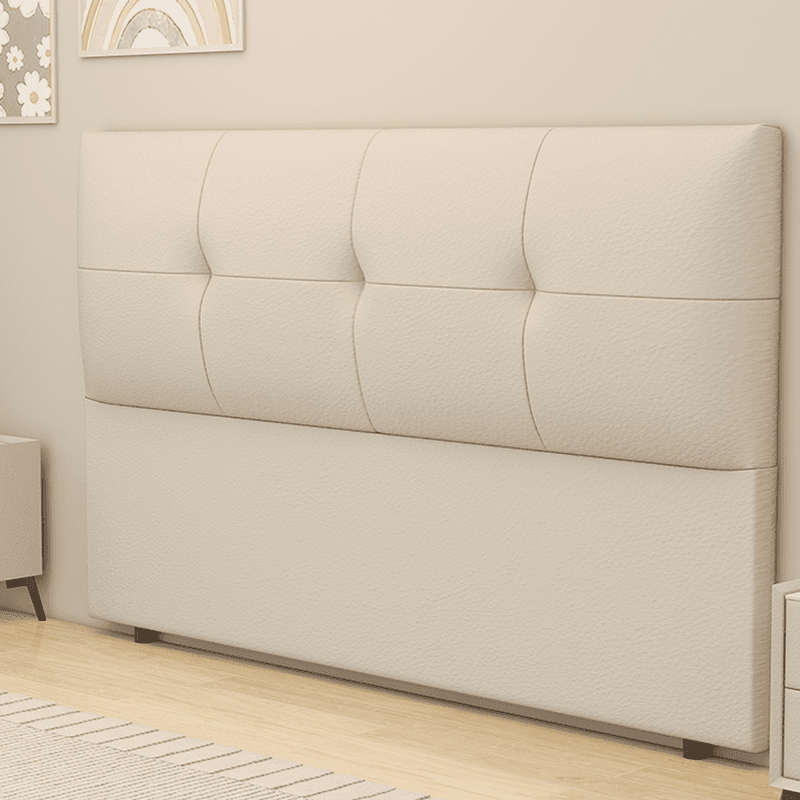 Simplistic Panel Headboard with No Distressing, Piled Tufted Design, Rectangular Shape for Queen/Full/Twin XL Bed, Featuring Sponge Upholstery and Standard Height thumbnail 8