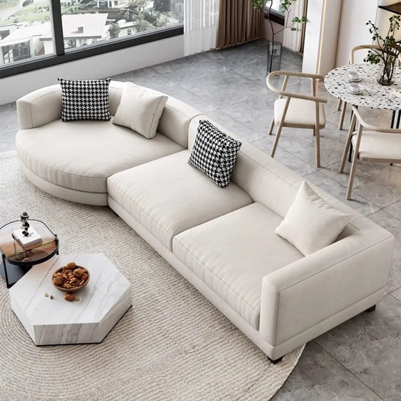 Living Space Use 4 Pc /5 Piece Set L-Shape Right Hand Facing Corner Sectional, 5-Seater /Seats 6 thumbnail 1