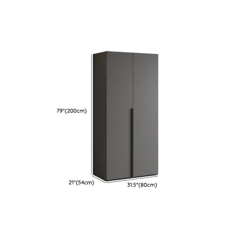 Modern Light Gray Wardrobe Closet Timber Soft Close Drawer Soft Close Door Interior Shelves thumbnail 9