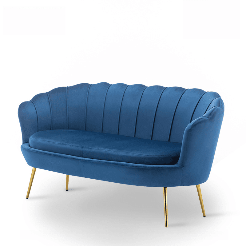 Magenta/Olive Green/Cerulean Single Sofa/Loveseat with Sloped Arms Sitting Room thumbnail 10