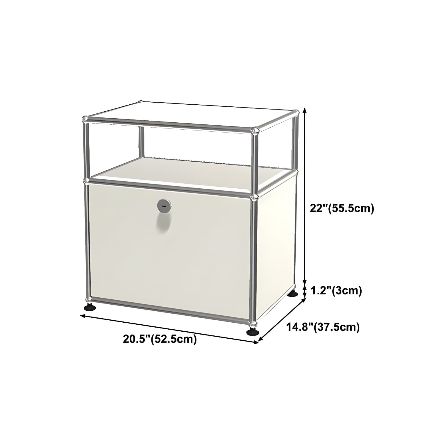 Modern Storage Sideboard Metal Sideboard with Drawer for Home thumbnail 21