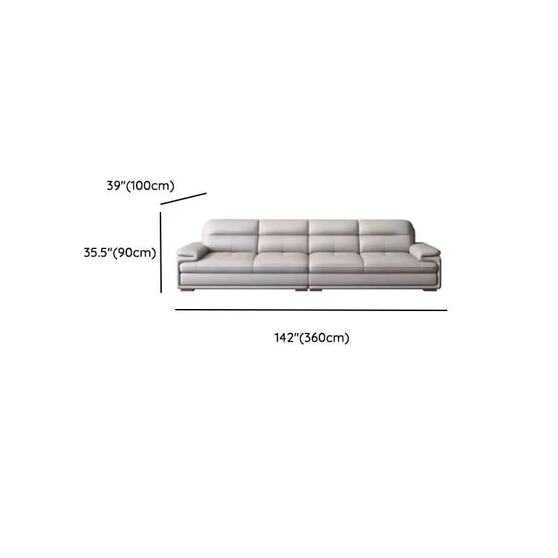 Versatile Straight/L-Shape White Sofa/Sofa Recliner with Horizontal/Right Hand Facing Orientation thumbnail 16