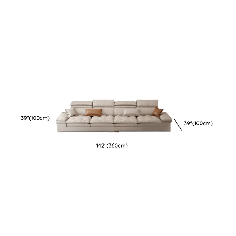 Comfortable L-Shape Corner Sectional Seats 5, Right Hand Facing with Down Seat Fill thumbnail 7