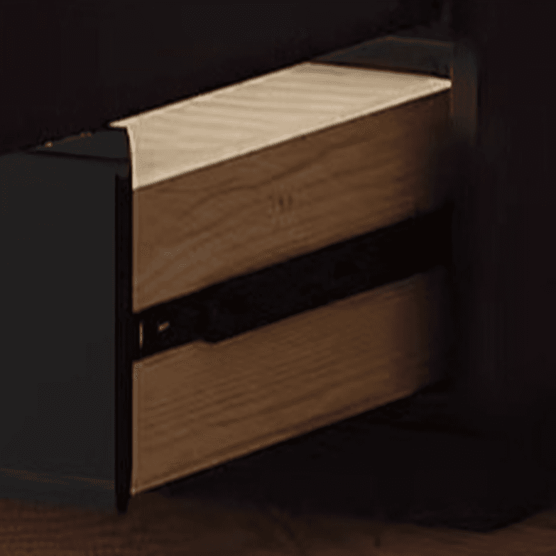 Modern Lumber Independent Wardrobe Armoire with Soft Close Drawer, Soft Close Door, and Interior Shelves - image 7