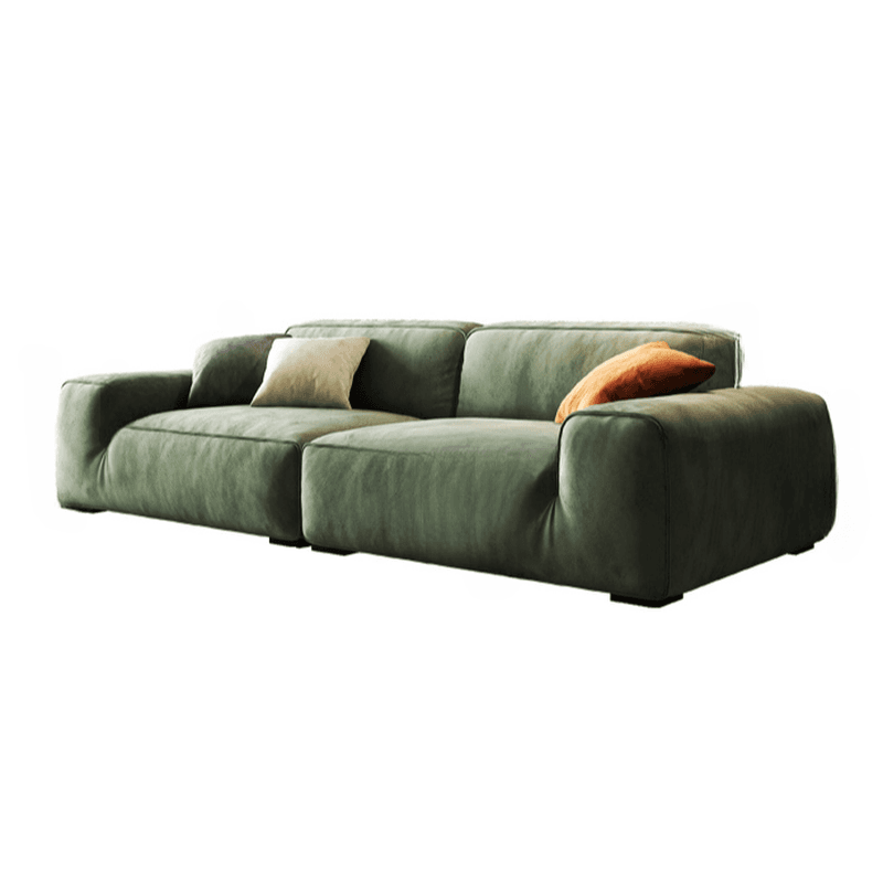 Living Room Use L-Shape/Straight Pine Green Right Hand Facing/Horizontal Sofa Chaise/Sofa with Concealed Support thumbnail 5