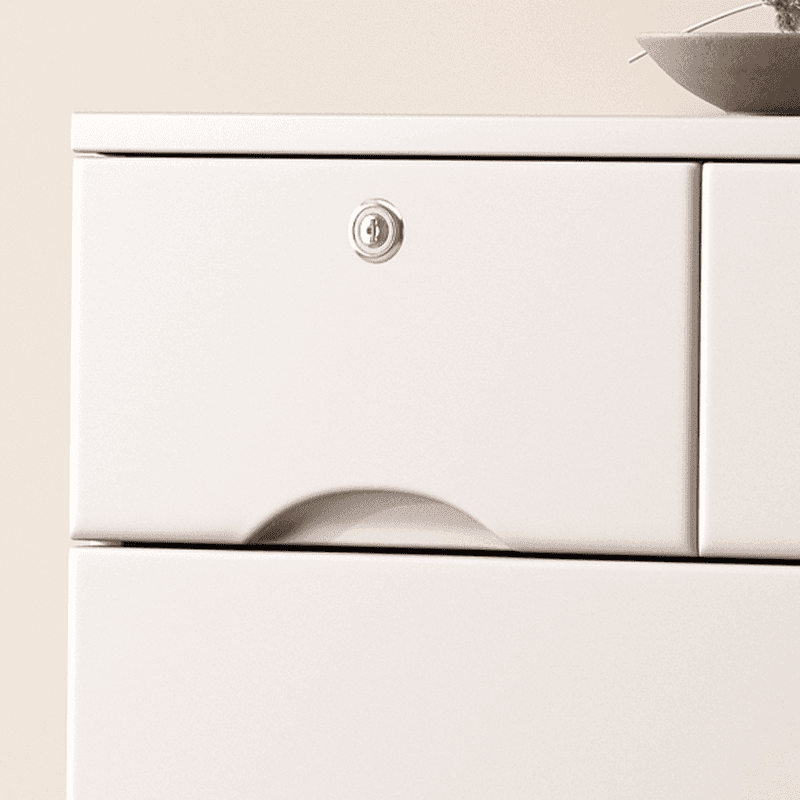 Light Gray Simple Cube Console Dresser for Parlor thumbnail 5