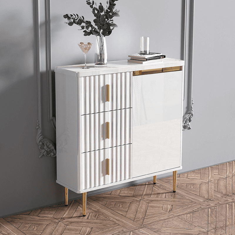 Luxurious Chalk Stone Standard Flooring Sideboard with 3 Doors & Variable Shelf thumbnail 8
