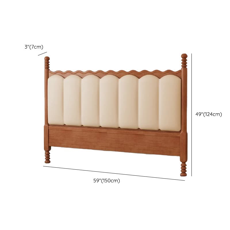 Contemporary Free-standing Standard Queen(60"W x 80"L)/Full(54"W x 75"L) Panel No Distressing With Legs in Wood and Sponge thumbnail 9