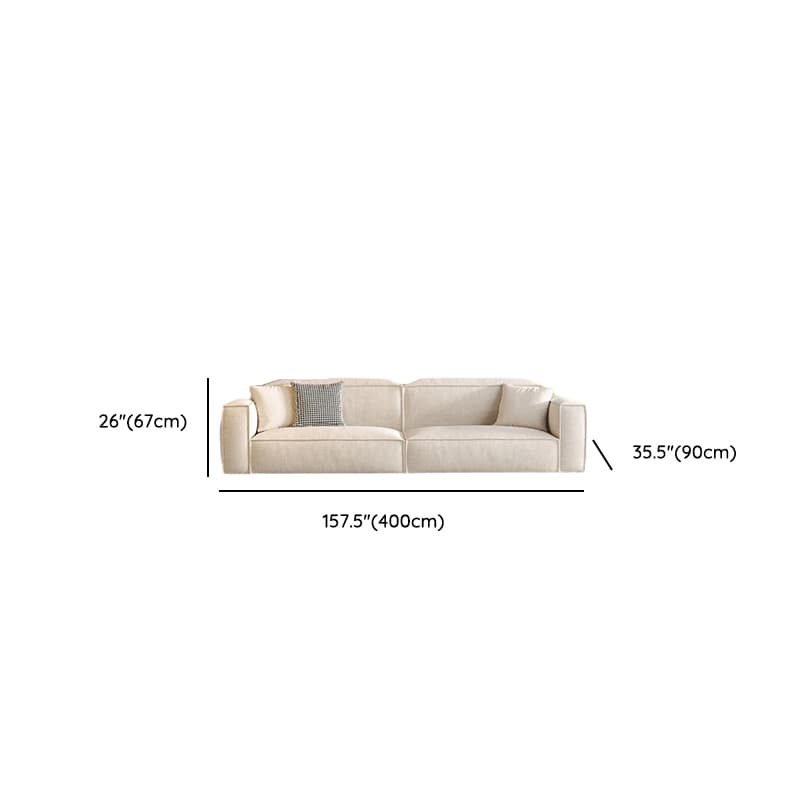 Straight/L-Shape Cotton Upholstered Sofa Couch/Corner Sectional with Horizontal/Left Orientation thumbnail 20