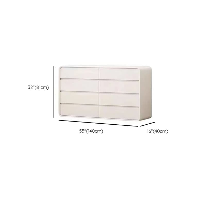 Simplistic White Horizontal/Vertical Reclaimed Wood Double Dresser/Lingerie Chest/Bachelor Chest with 6 Drawers/10 Drawers/8 Drawers thumbnail 7