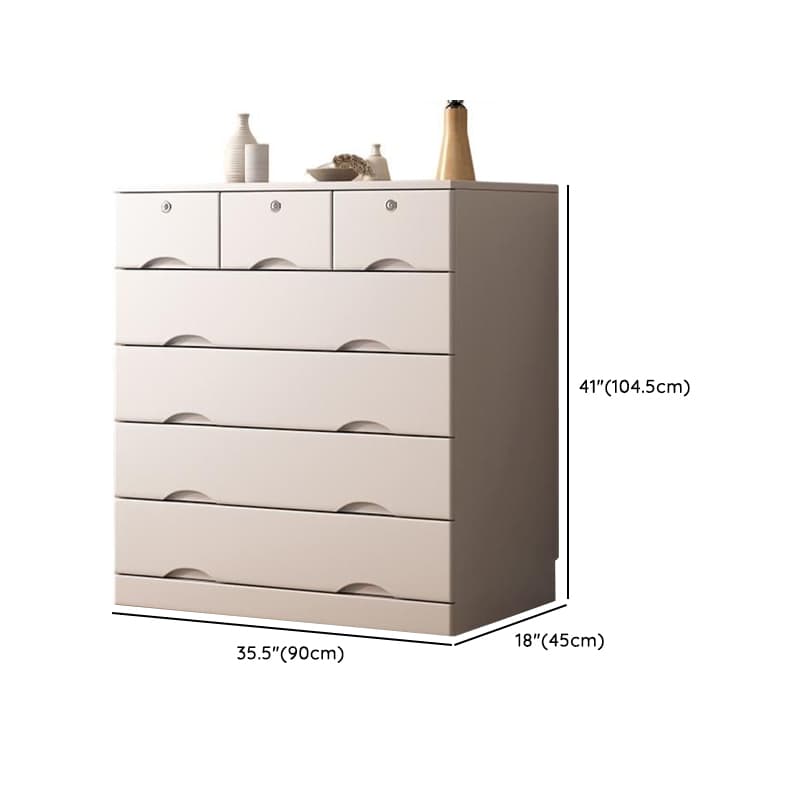 Light Gray Simple Cube Console Dresser for Parlor thumbnail 22