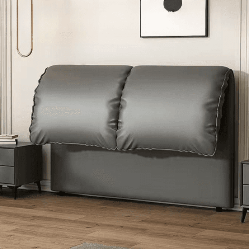 Art Deco Style Panel Headboard in Pine Wood with No Distressing, Rectangle Shape for Full/Queen/Twin XL Bed, Cotton Upholstery, Standard Height thumbnail 11
