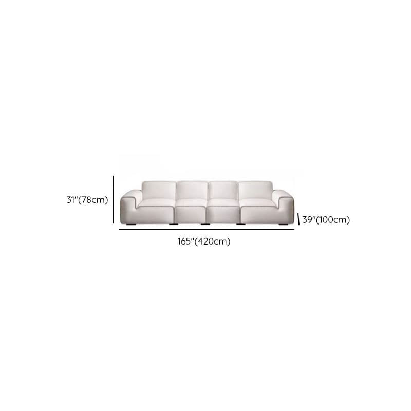 Midnight Black/White Standard Sofa/Loveseat with Armrest for Drawing Room thumbnail 20
