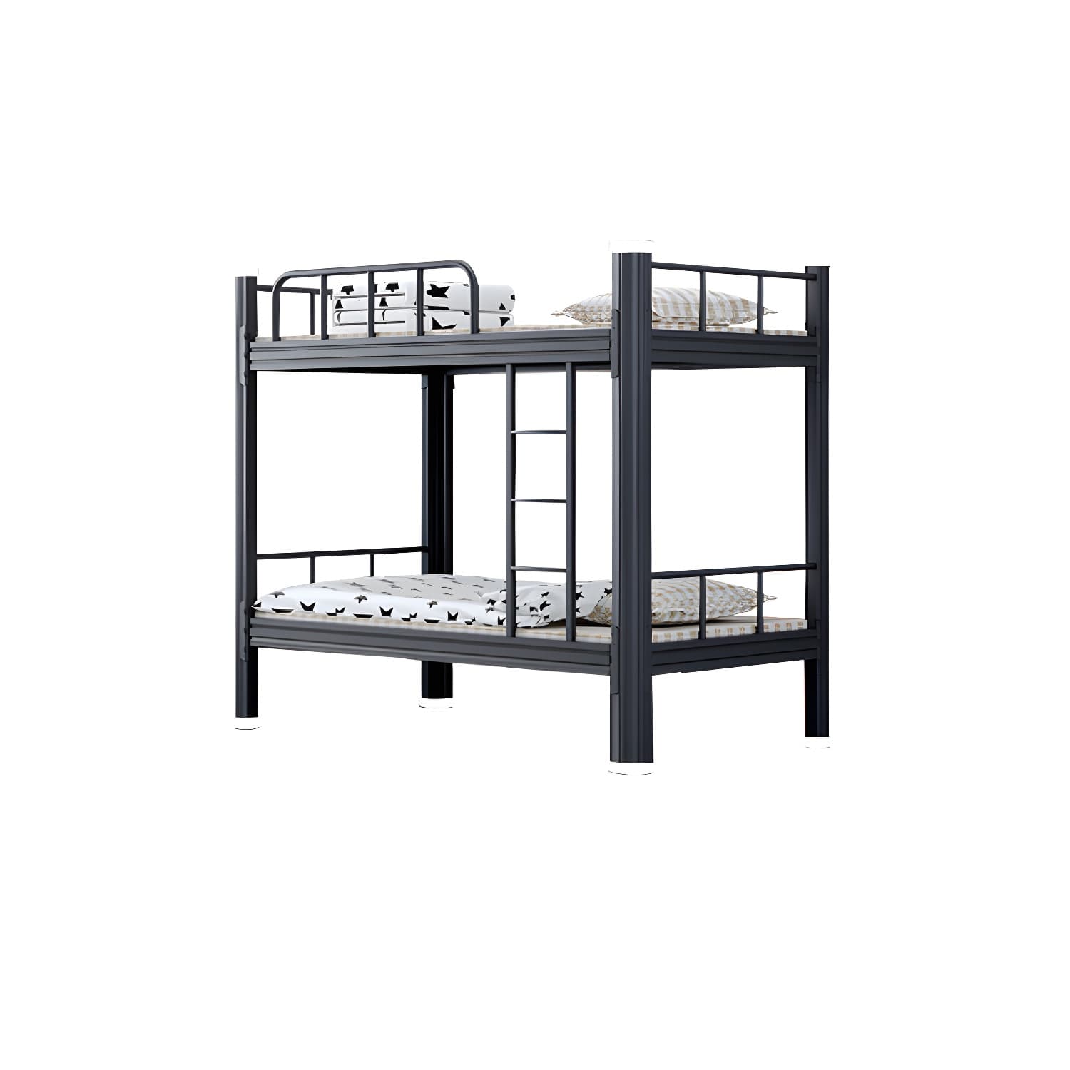 Modern Bunk Bed Dormitory Bedroom Metal Bed Frame with With Headboard and Footboard thumbnail 7