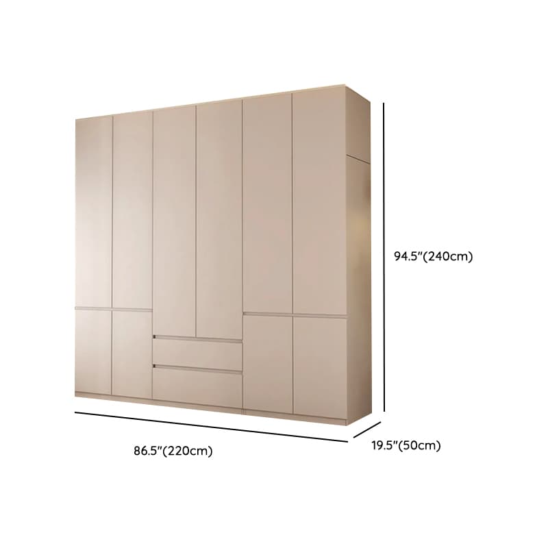 Auburn Self-supporting Cabinet Armoire with 2 Drawers and Gate Doors thumbnail 24