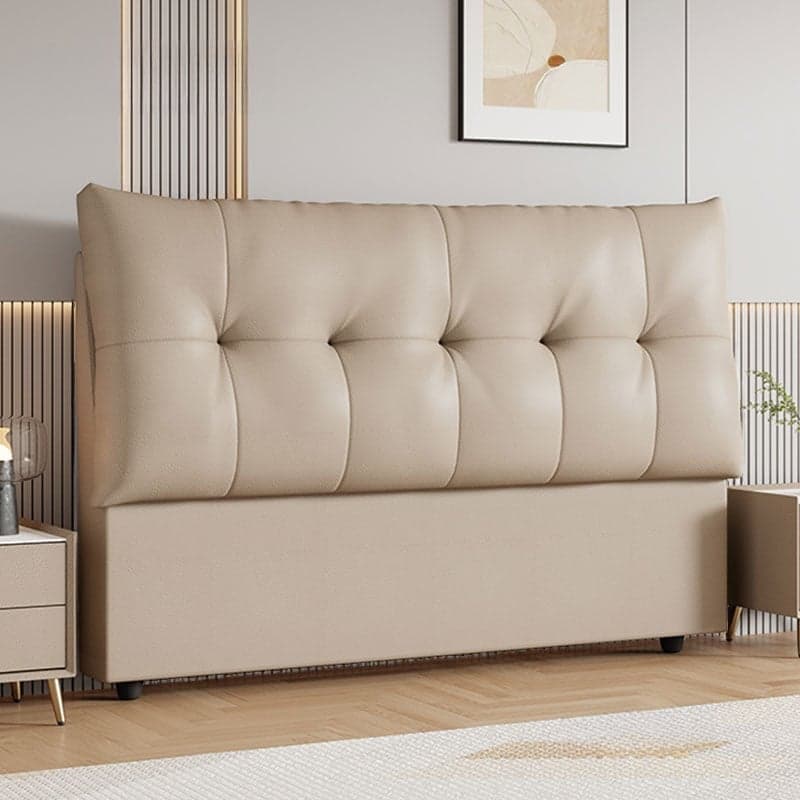 Trendy Panel Headboard with No Distressing, Piled Tufted Rectangle for Queen/Full Bed, Sponge Upholstery Fill, Standard Height thumbnail 5
