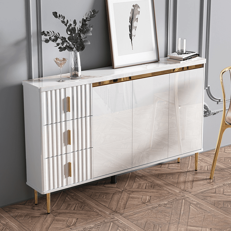 Luxurious Chalk Stone Standard Flooring Sideboard with 3 Doors & Variable Shelf thumbnail 17