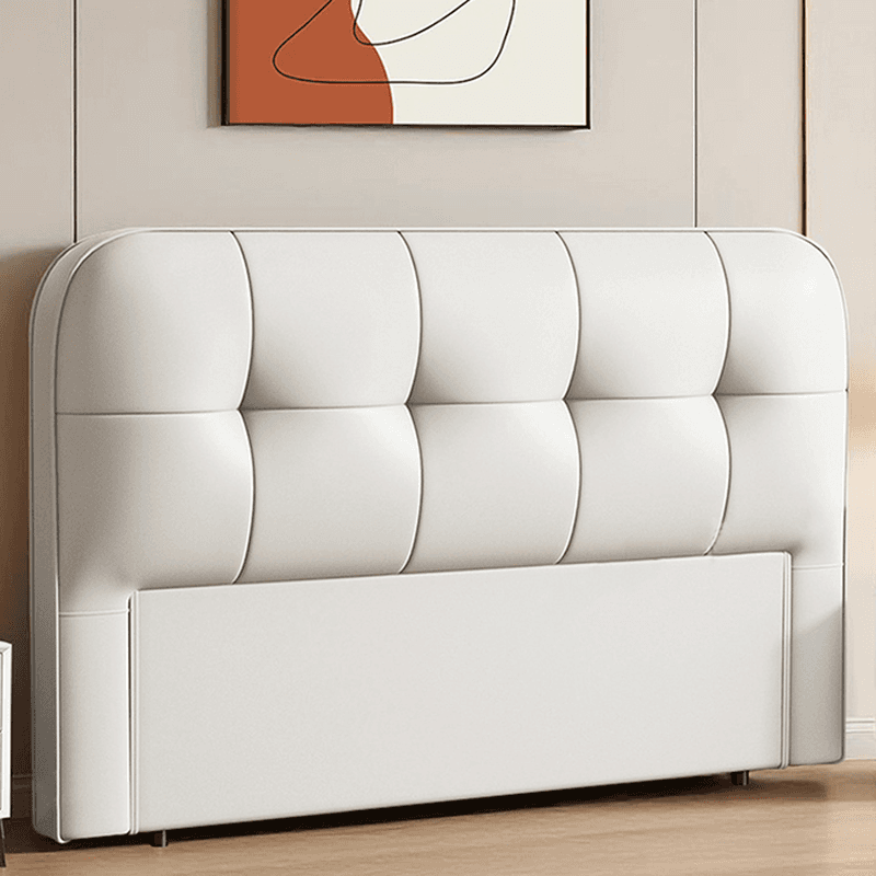 Simplistic Style Panel Headboard with No Distressing, Piled Tufted Rectangular Shape for King/Queen/Full Bed, Featuring Sponge Upholstery Fill and Standard Height thumbnail 5
