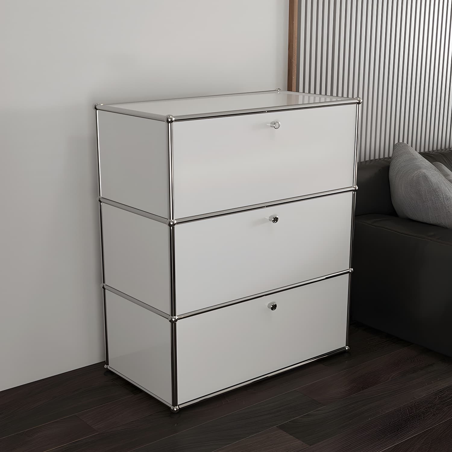 Modern Rectangle Storage Server Metal Sideboard for Dining Room thumbnail 17