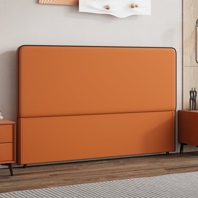 Modish Style Panel Headboard with No Distressing in Timber, Rectangle Shape for King/Queen/Full Bed, Featuring Sponge Upholstery Fill and Standard Height thumbnail 4