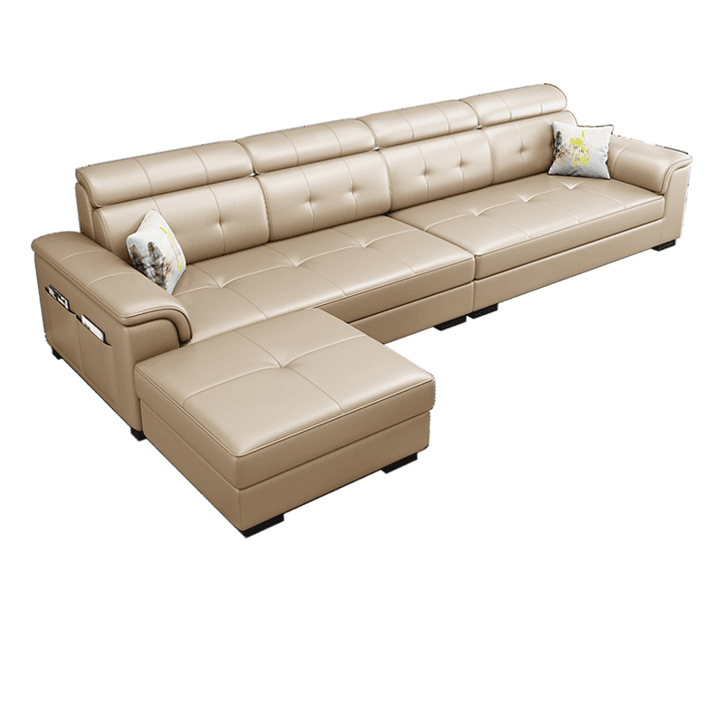 L-Shape Parlor Corner Sectional with Left Hand Facing Orientation, Decorative-stitched Tufting and Concealed Support thumbnail 9