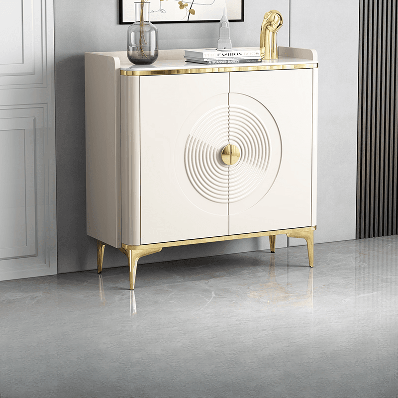 Art Deco Ground Sideboard/Server, Independent with Kitchen Tool Storage and Counter Slab