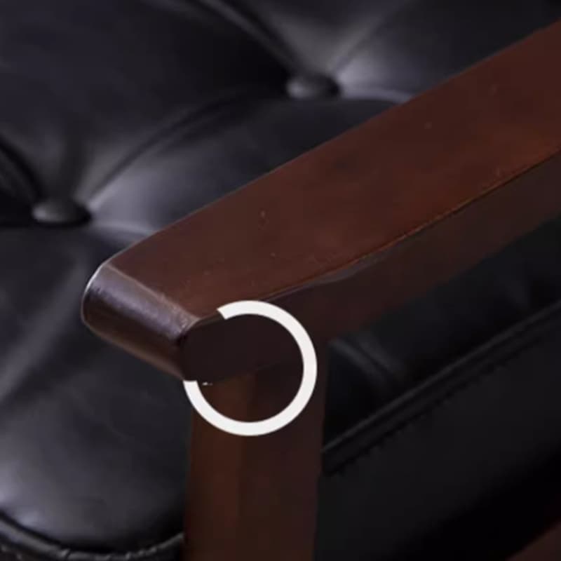 Modern Wood Frame Tufted Back Sofa with Cotton Seat Sleek and Stylish Seating thumbnail 15