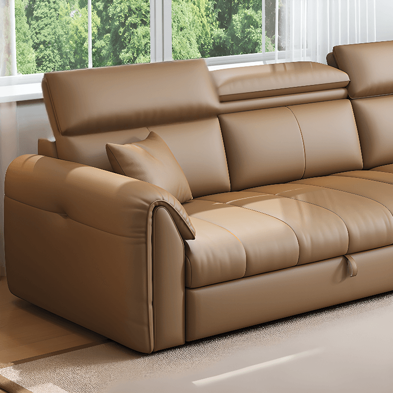 Coffee L-Shape/Straight Right Hand Facing/Horizontal Sofa Chaise/Convertible Sofa with Under-seat-storage for Seats 5/Seats 2/for 6 thumbnail 5