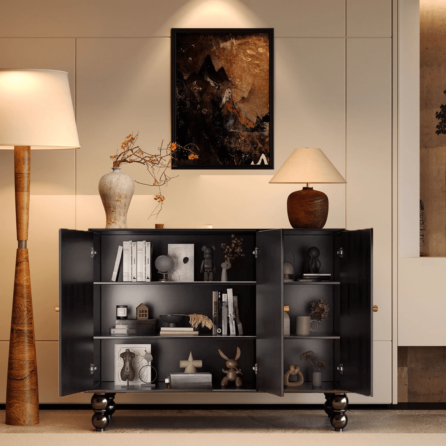 Parlor Detached Sideboard with Six Internal Shelves and Benchtop thumbnail 40