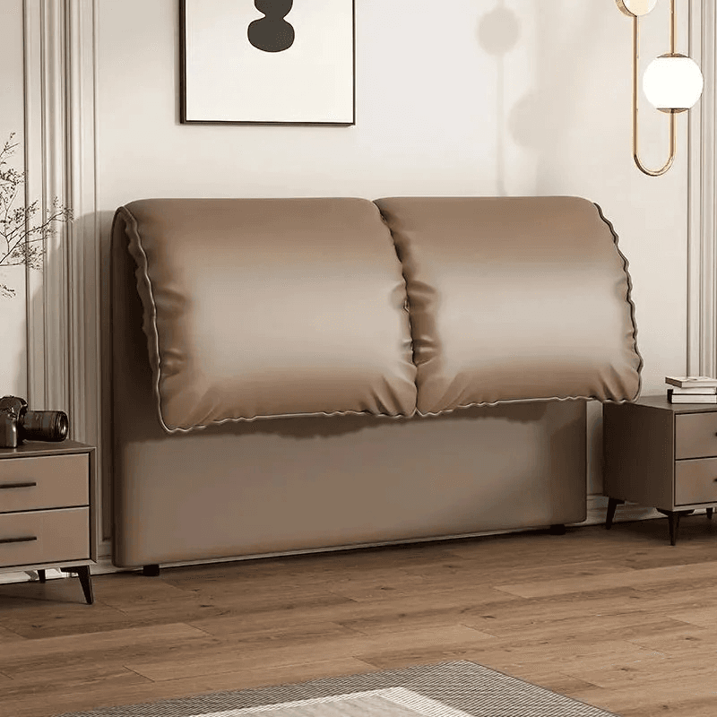 Art Deco Style Panel Headboard in Pine Wood with No Distressing, Rectangle Shape for Full/Queen/Twin XL Bed, Cotton Upholstery, Standard Height thumbnail 4