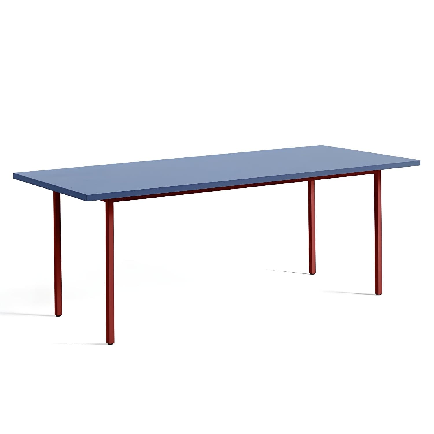 Scandinavian Wooden Rectangular Dining Table with Standard Height Legs thumbnail 1