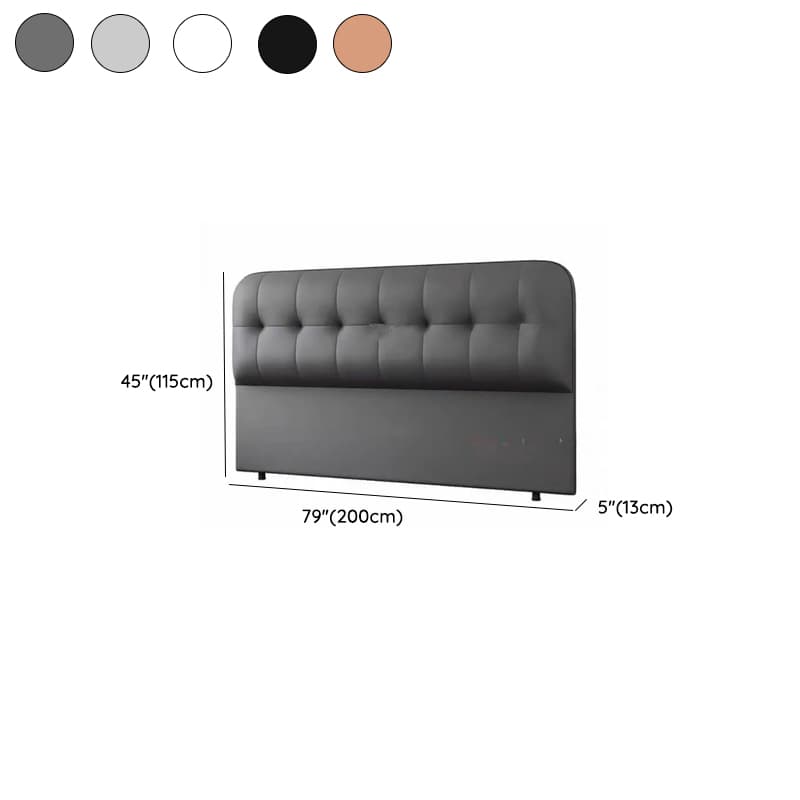 Modern Simple Style Panel Headboard with No Distressing, Piled Tufted Rectangle Design for California King/King/Queen Bed, Featuring Sponge Upholstery and Standard Height thumbnail 16
