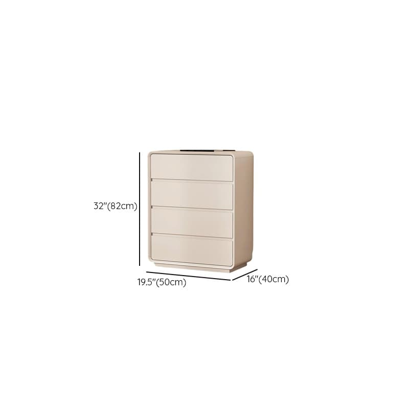Off-White Trendy Composite Wood Bachelor Chest/Double Dresser/Lingerie Chest with 3/4/5 Drawers in Vertical/Horizontal Orientation thumbnail 10