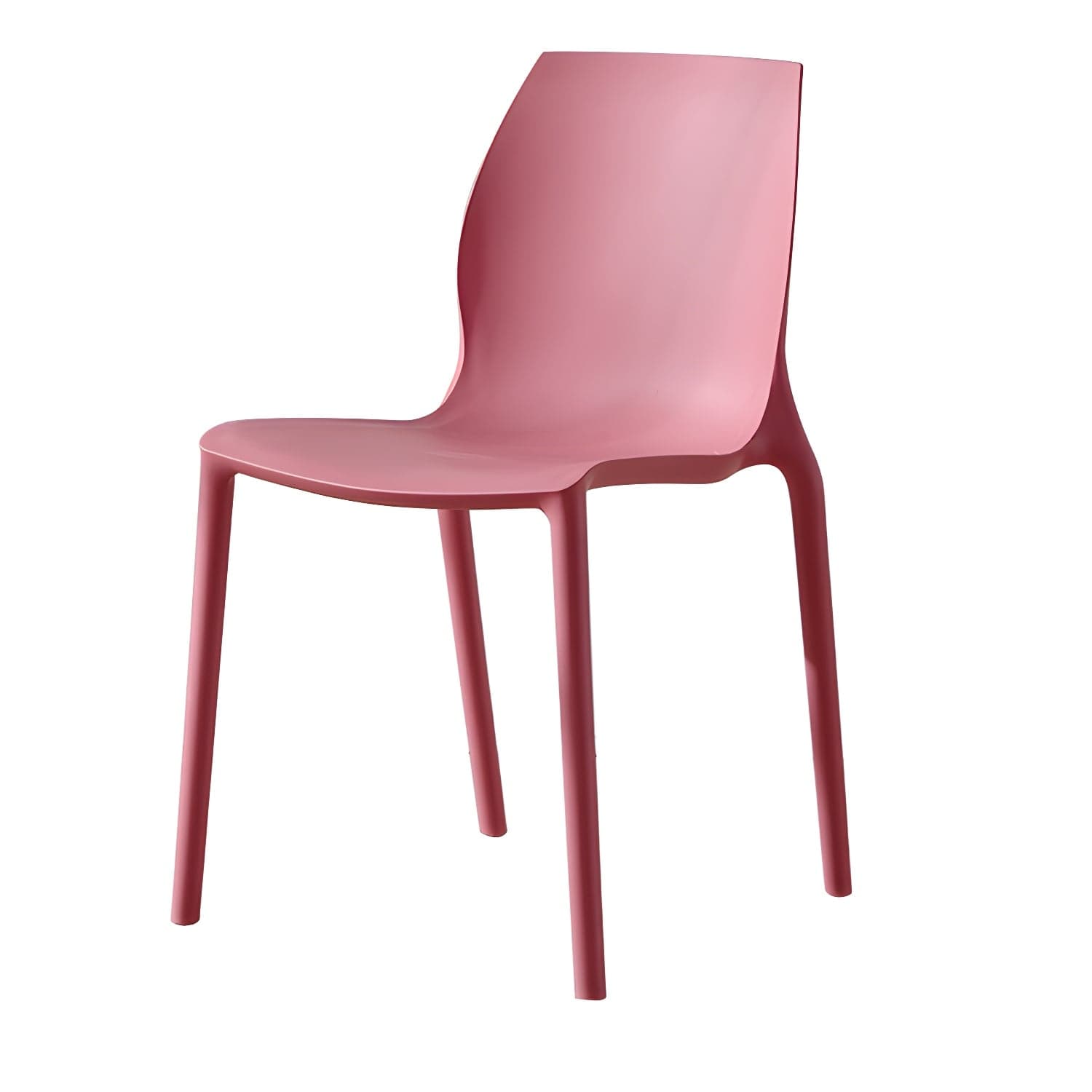 Contemporary Plastic Dining Room Chair Multicolor Stackable Side Chair thumbnail 6