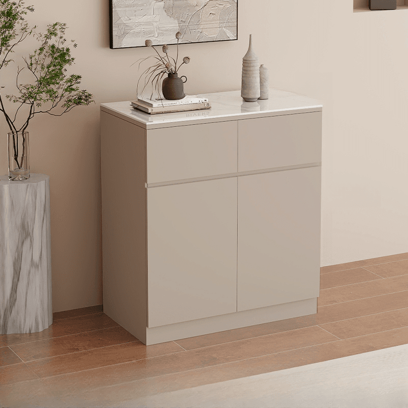Sideboard with 4 Drawers/3 Drawers/2 Drawers, Narrow/Standard Size, Drawers Storage, Sintered Stone Countertop, Alterable Shelf, 4 Doors/3 Doors/2 Doors, and Tabletop thumbnail 2