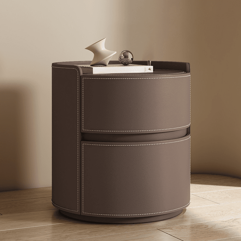 Simple 2 Tiers Nightstand With Drawer Organization, 2 Drawers thumbnail 20