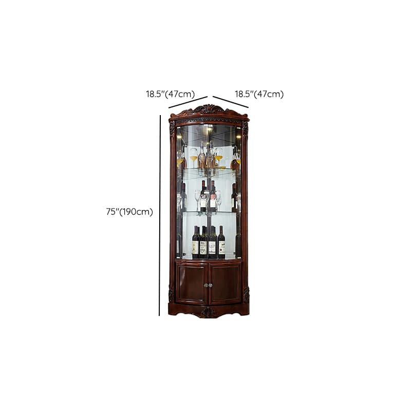 Vintage Detached Accent Cabinet with LED Lighting thumbnail 9