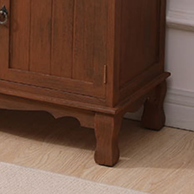 Scandinavian Narrow Metal Lingerie Chest/Semainier, Features 1 Cabinet and Included Shelves - image 18