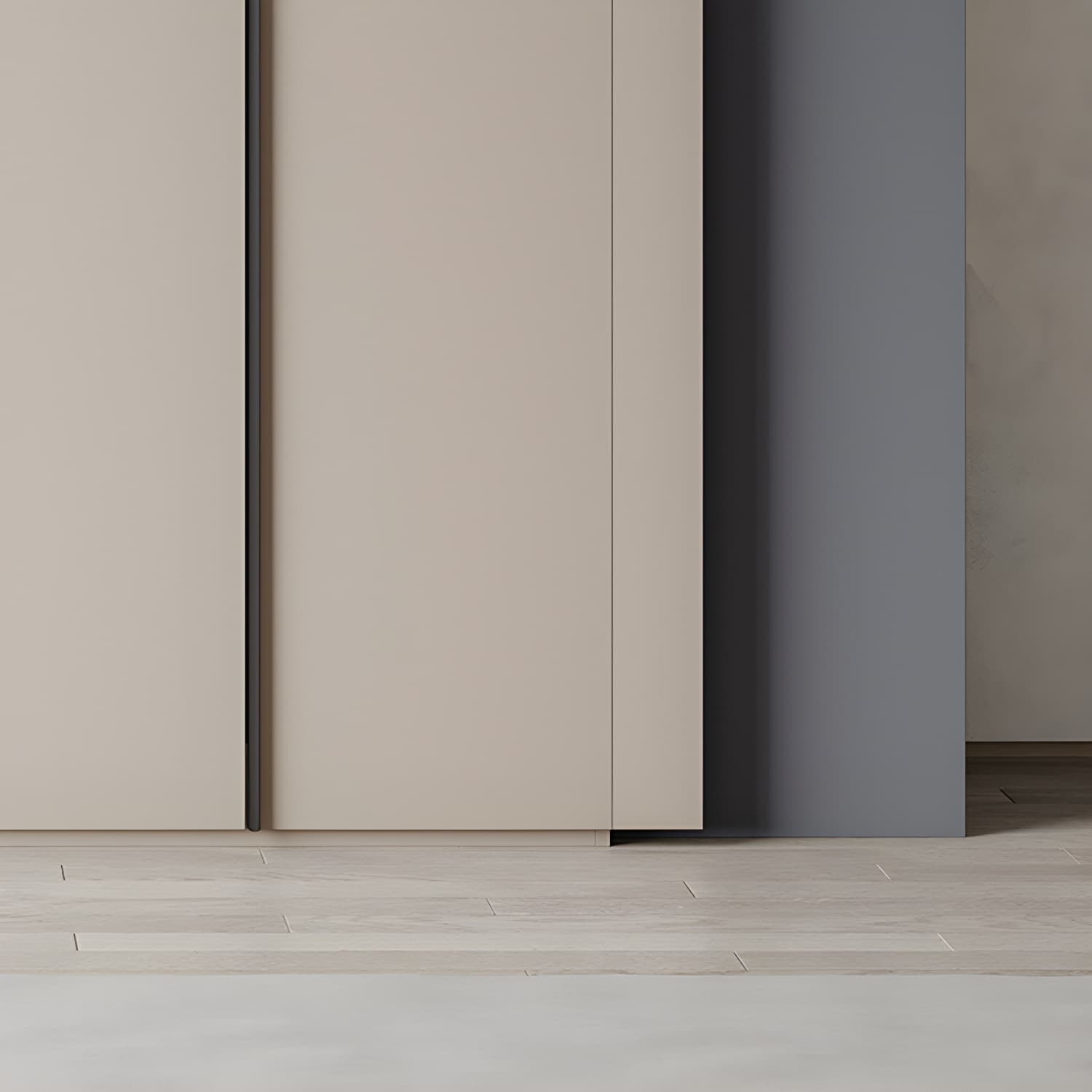 Modern Grey Wood Armoire with Solid Construction and Limited Warranty thumbnail 12