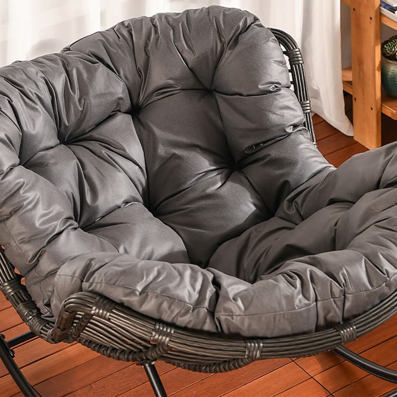 Ergonomic and Stationary Cotton Nursery Recliner with Back thumbnail 17