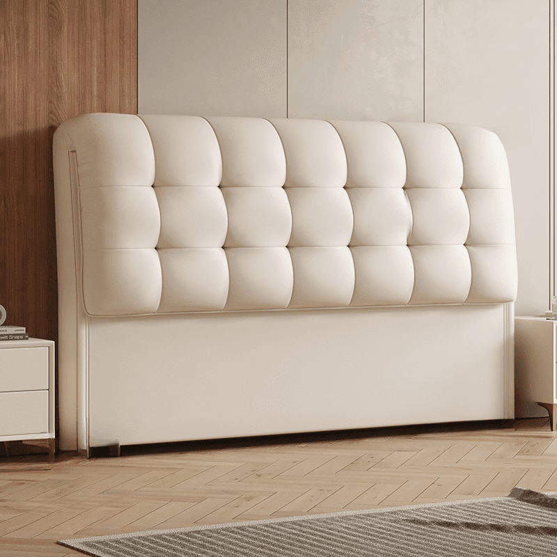 Simplistic Style Panel Headboard with No Distressing, Piled Tufted Rectangular Design for Queen/Full/Twin XL Bed, Featuring Sponge Upholstery and Standard Height thumbnail 10