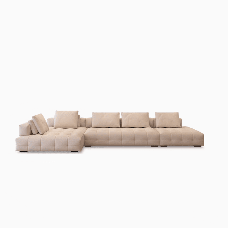 L-Shape Corner Sectional for 5 Person with Button-tufted Detail thumbnail 1