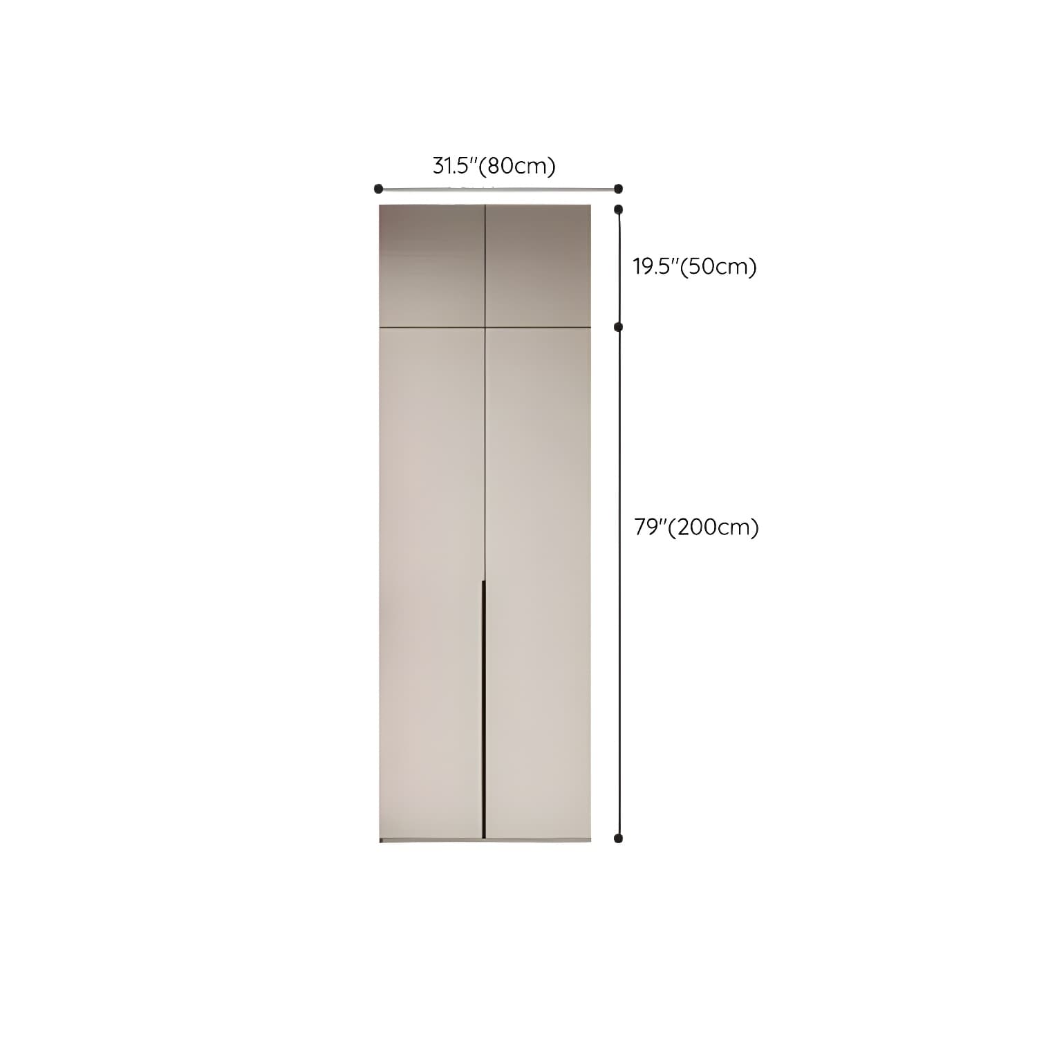 Modern Grey Wood Armoire with Solid Construction and Limited Warranty thumbnail 25