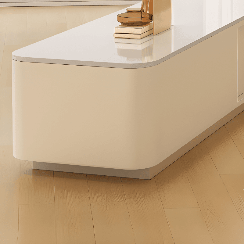 Rectangular Sintered Stone Countertop TV Stand with 3-Drawer/5 Drawers/4 Drawers and Cable Management in a Modern Simple Style thumbnail 14
