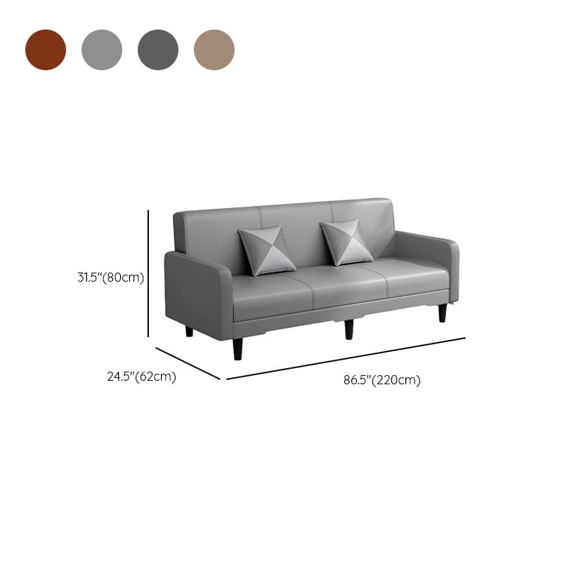 Drawing Room Gray/Light Brown/Off-White Standard Sofa with Armrest thumbnail 22