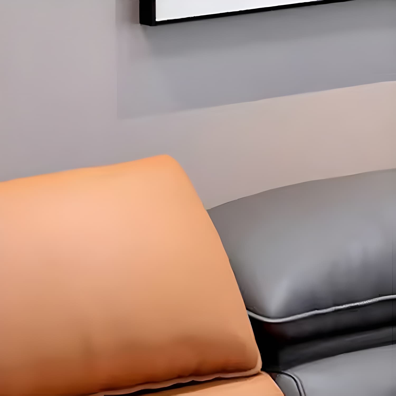 Modern L-Shape Sofa Chaise in Tech Cloth with Stationary Design and 3 Piece Set thumbnail 21