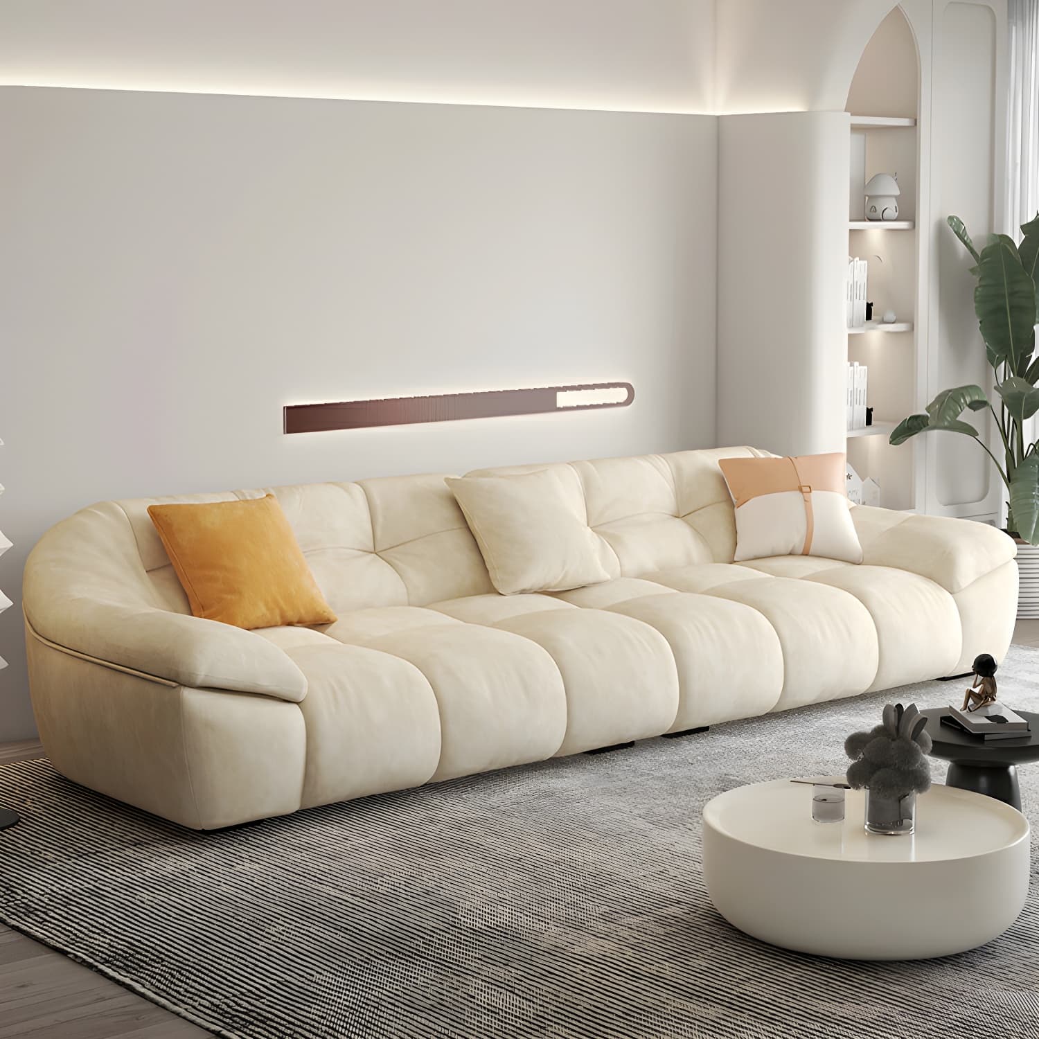 Comfortable Polyester Blend Showcase Sectional Sofa for Contemporary Home Decor thumbnail 13